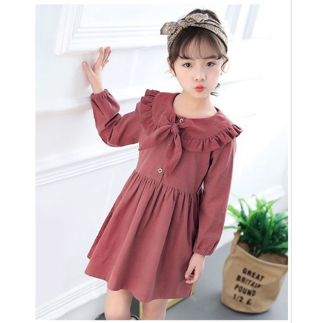 MAYLA DRESS anak perempuan usia 2-7 thn ya guys