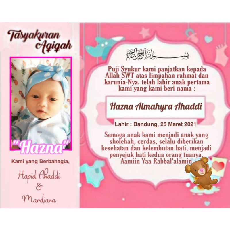 

STICKER TASYAKURAN AQIQAH KELAHIRAN ANAK MOTIF CWE