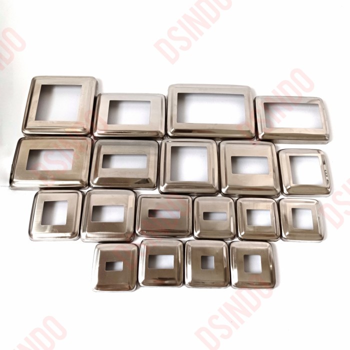 Flange/ring kotak stainless steel 10 x 30 mm (201)