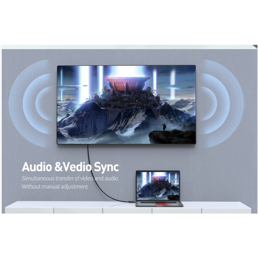 MCDODO CA-1290 Cable Hdmi To Hdmi 4K HD Kabel 1.2m 3m UHD