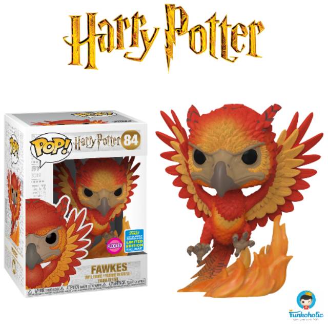 Funko POP Harry Potter - Fawkes (Flocked) [SDCC Exclusive] #84