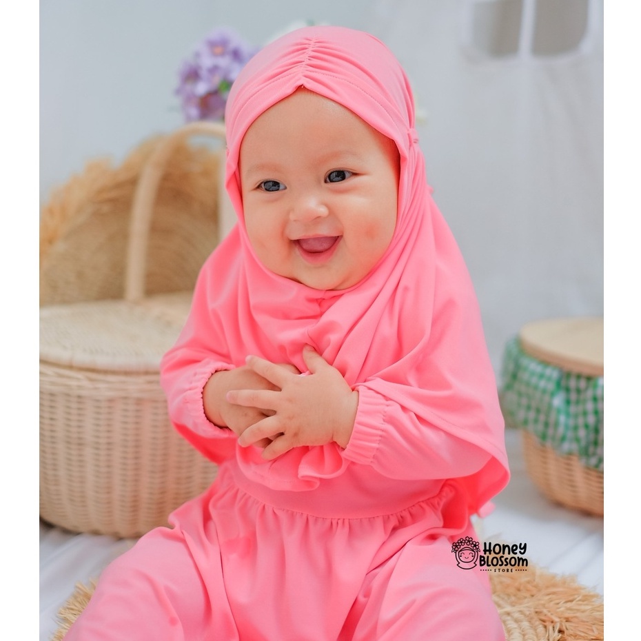 HoneyBlossom - gamis bayi perempuan 6 12 bulan / gamis bayi / gamis bayi perempuan 1 tahun lylia series