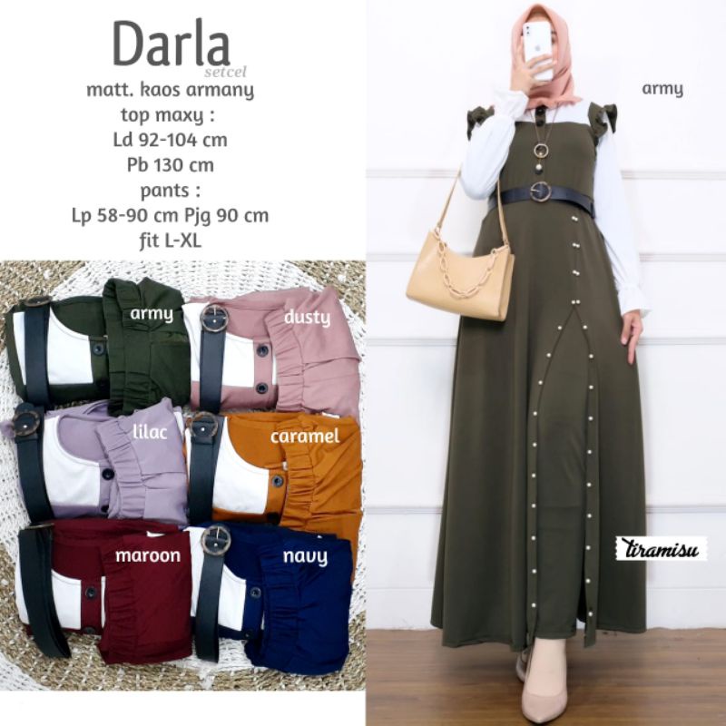 Baju Setelan Jumbo Set Maxy DARLA SET
