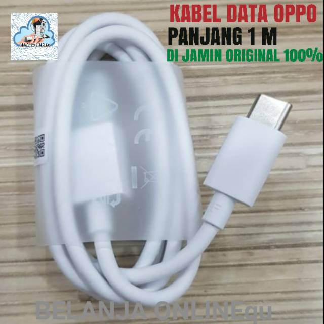 CABLE KABEL DATA CHARGER  A5 2020 A9 2020 USB TYPE C ORIGINAL 100% KABEL DATA OPPO A5 2020 A9 2020