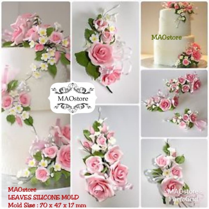 

Terlaris Maostore Alas Kelopak Bunga Gumpaste Mat Sugarcraft Mat Petal Mold Gilaa!!!