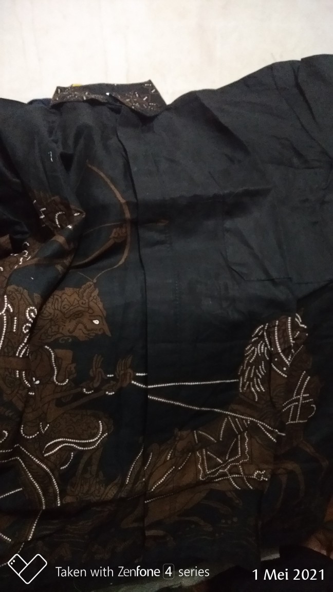 Bswart Batik Hrb026 Kenongo Hem Pendek Padi Pekalongan M L Xl Batik Pria Murah Modern