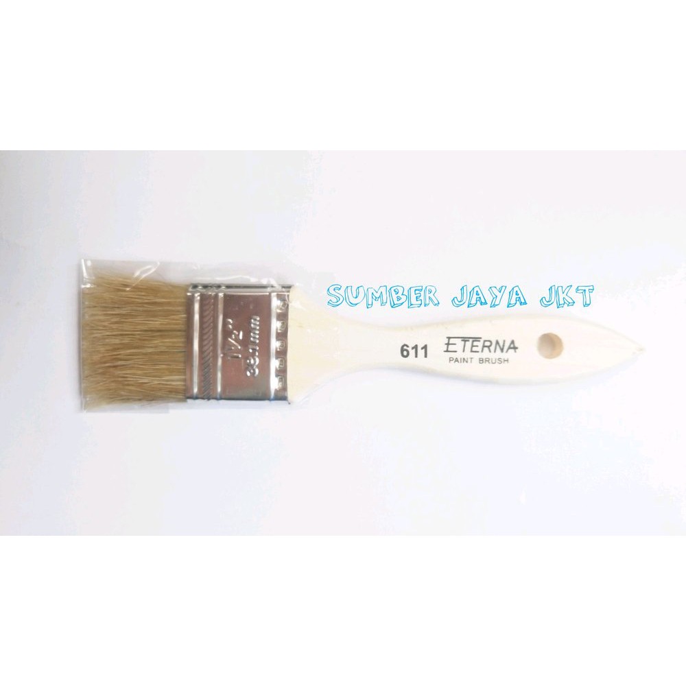 Kuas cat eterna 1.5 inch - Bulu kuas cat eterna 1 1 5 in - Kuas tangan cat eterna 1.5 inc - Bulu