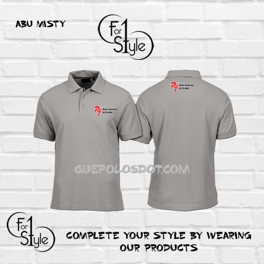 Poloshirt - Kaos Polo Hut RI Ke 74 Indonesia Terbaru