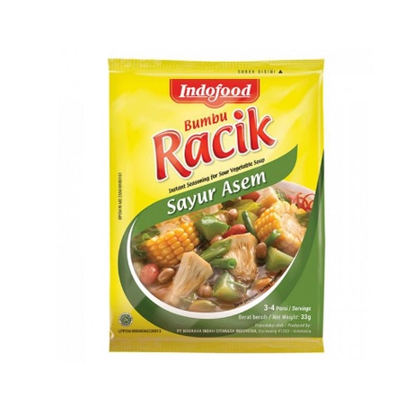 BUMBU RACIK INDOFOOD SAYUR ASEM 33g