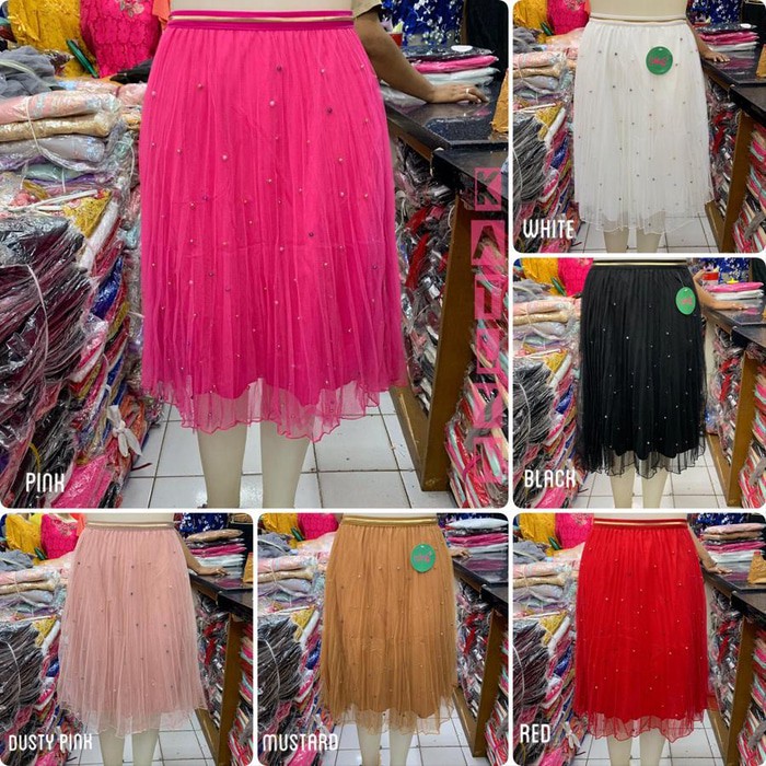 Rok Tutu Pendek - Midi Tutu Skirt Import Mutiara RM3
