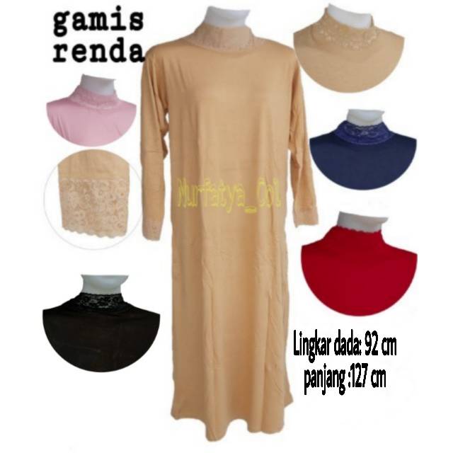 Dress Renda Gamis Wanita Renda