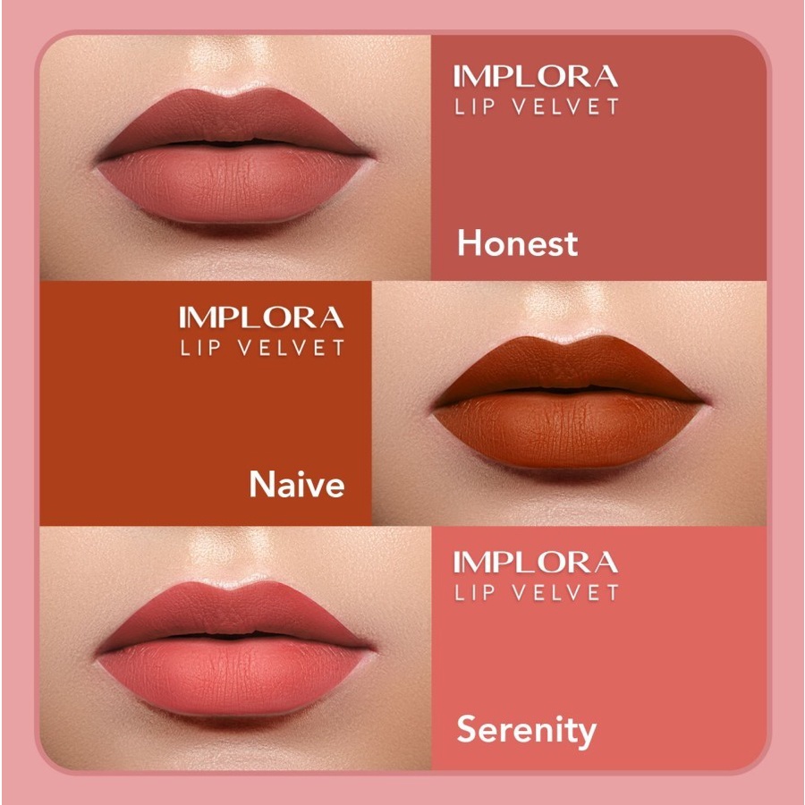 IMPLORA LIP VELVET MATTE LIP CREAM ( NEW )