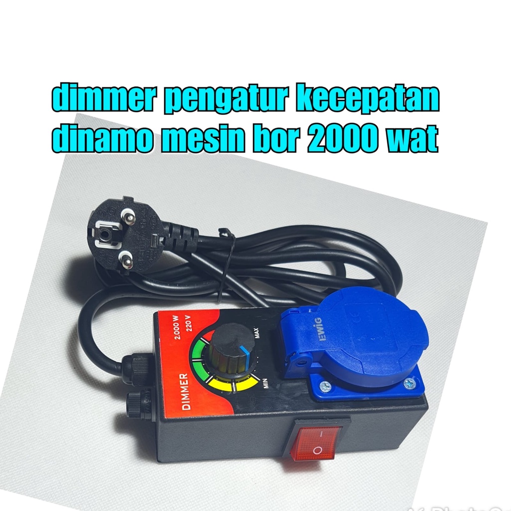 DIMMER SCR 2000W DIMMER 2000 WATT / PENGATUR KECEPATAN DINAMO / GERINDA / SPEED CONTROL CONTROLLER
