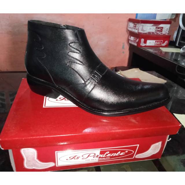 IS PARLENTE SEPATU JENGGEL PRIA KULIT ASLI