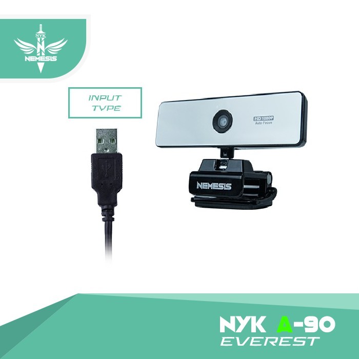 Webcam NYK Nemesis NYK A-90 / A 90 / A90 Everest Streamer Webcam HD 1080P