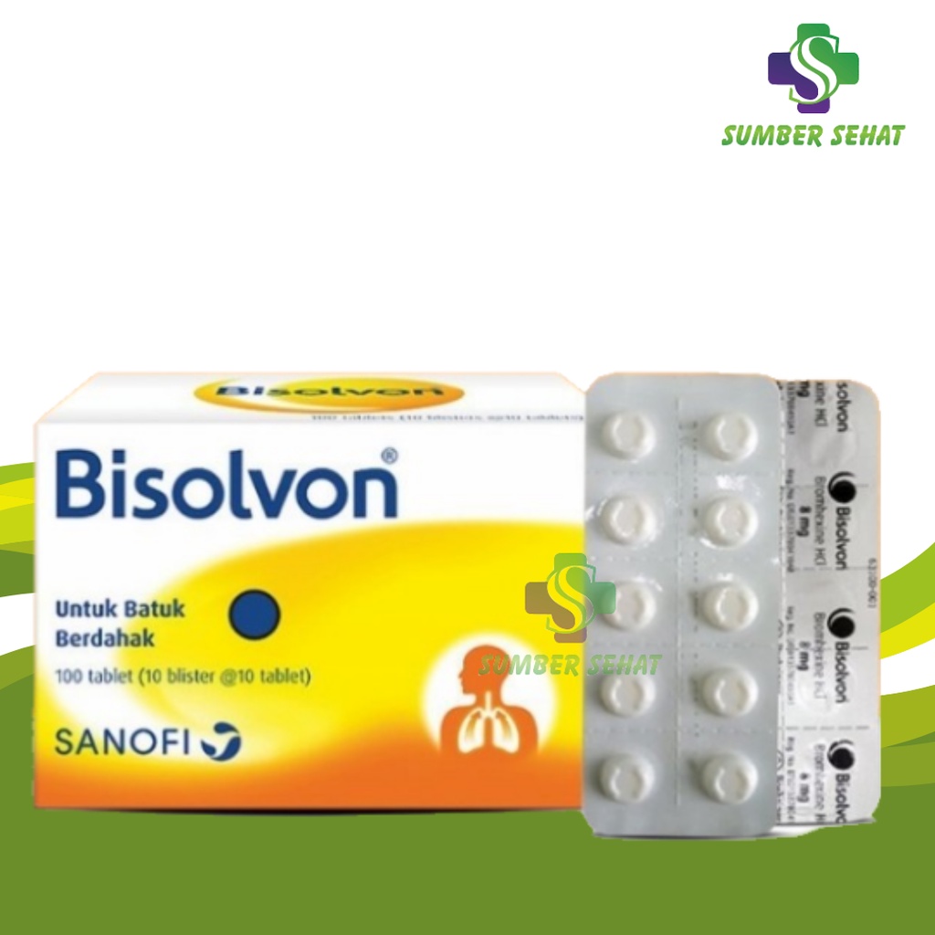 BISOLVON 8 MG BOX 100 TABLET