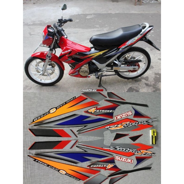 STIKER STRIPING SATRIA FU 2005 2006