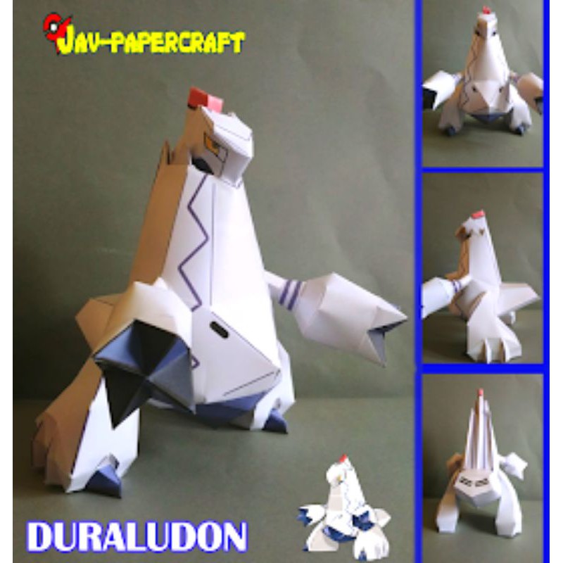 Pokemon Duraludon Papercraft