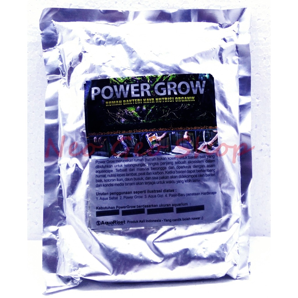 powergrow power grow rumah bakteri aquascape