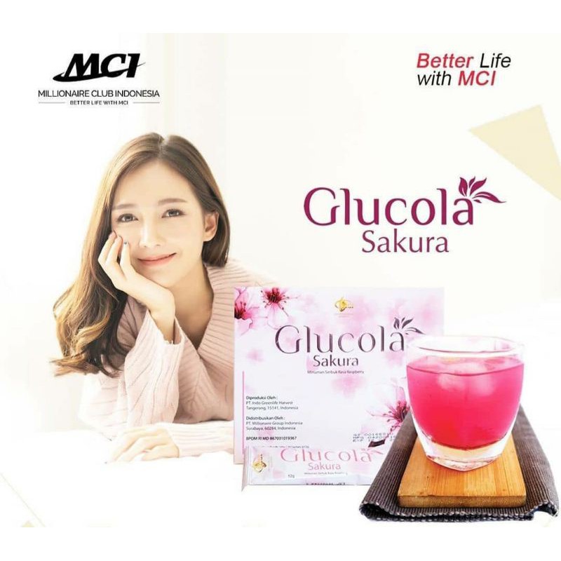 

Glucola Sakura Minuman Serbuk Rasa Raspberry Dengan Antioksidan