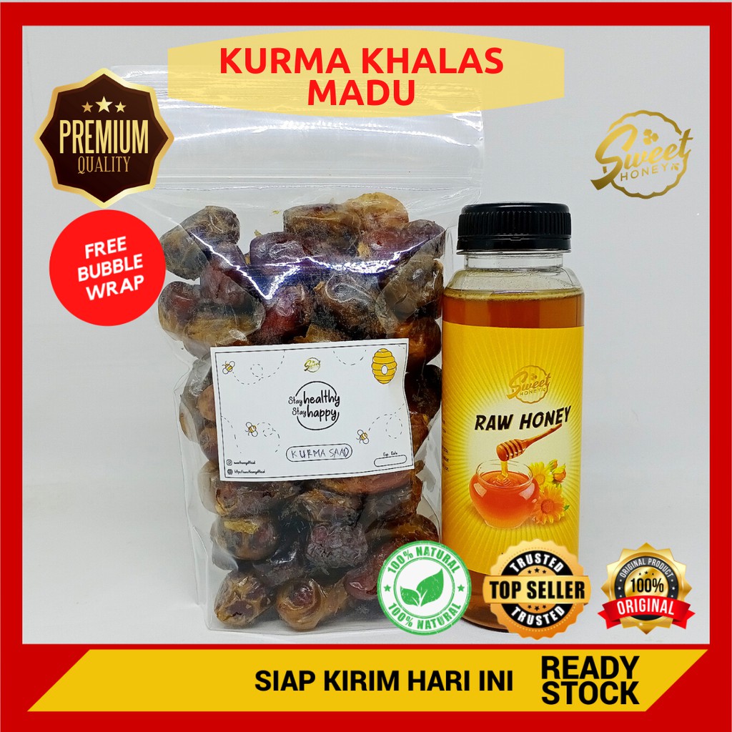 

nurmansika - PAKET HEMAT MADU MURNI INDONESIA + KURMA KHALAS SAAD 250G