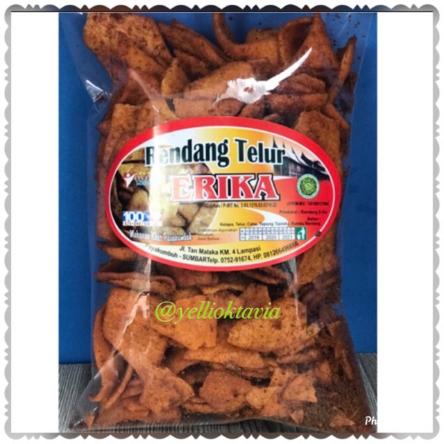 

Rendang telur Erika 200 gr
