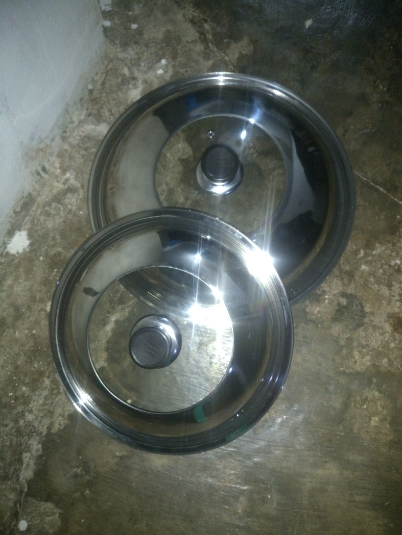 Tutup Panci Multifungsi Stainless Kaca Wajan Kuali Penggorengan Steamer Kukus Goreng 4 Ukuran Murah