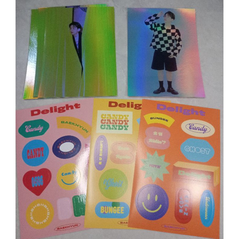 BAEKHYUN DELIGHT POSTCARD STICKER