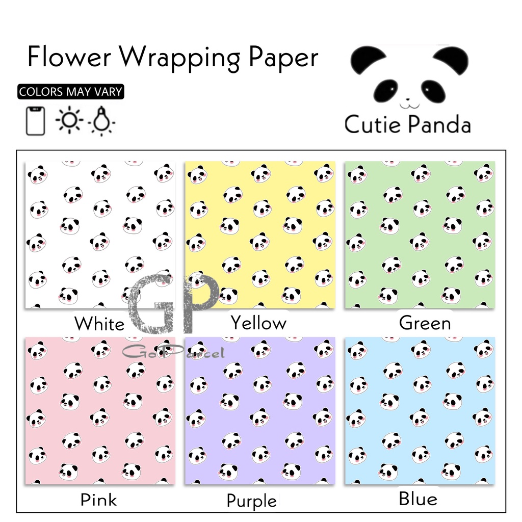 ( 5 LEMBAR ) - FLOWER WRAPPING PAPER KOREAN CELLOPHANE KERTAS BUNGA FLORIST BOUQUET BUKET