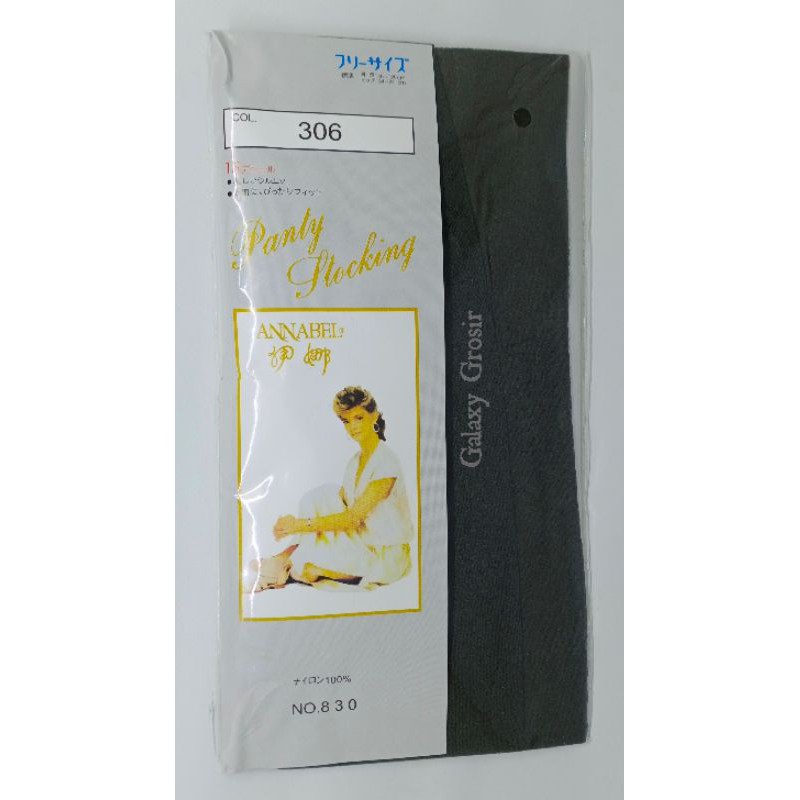 [ORI] Stoking Annable abu 306 / Sheleg 306 / La Marina 306 harga grosir 12 pcs