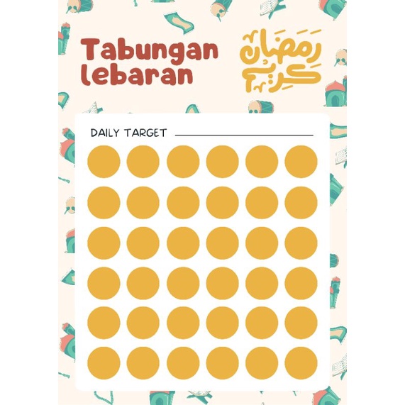 

stiker challenge lebaran stiker tabungan lebaran