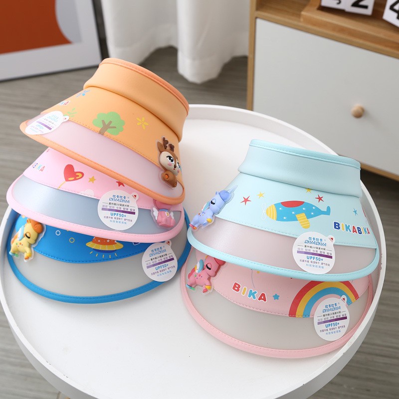 2-10 thn | TOPI ANAK VISOR SUNSHADE PANTAI GOLF TENNIS  HAT ANAK BAYI CATALOG JNY JP