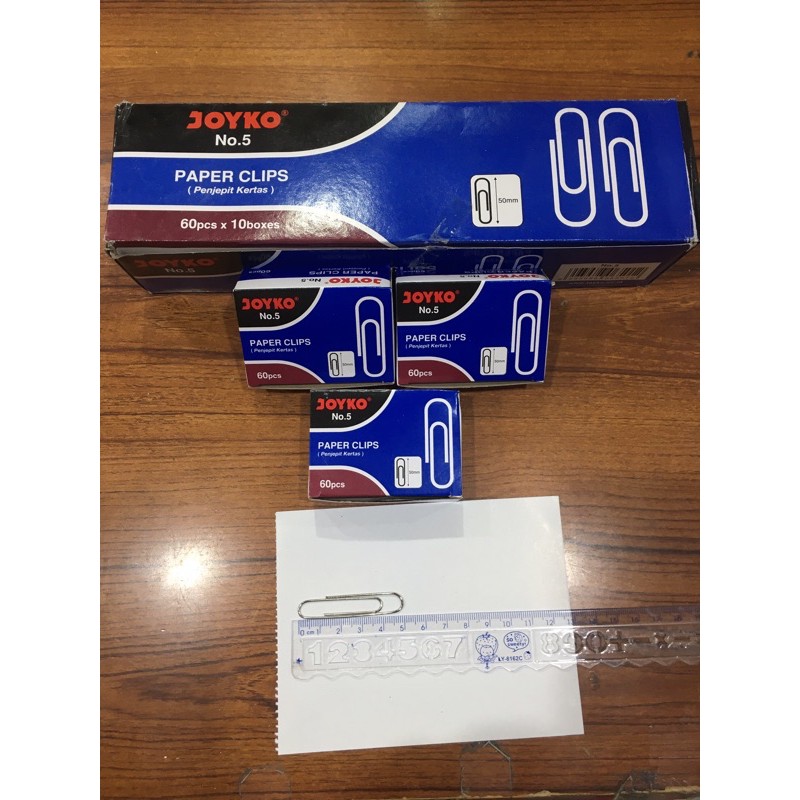 

Trigonal clips no 5 joyko/ klip kertas/ paper clip