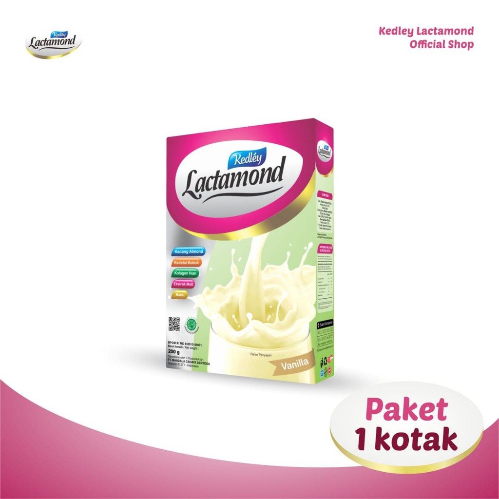 KEDLEY LACTAMOND  Susu Almond Booster ASI | Vanilla | 200gr