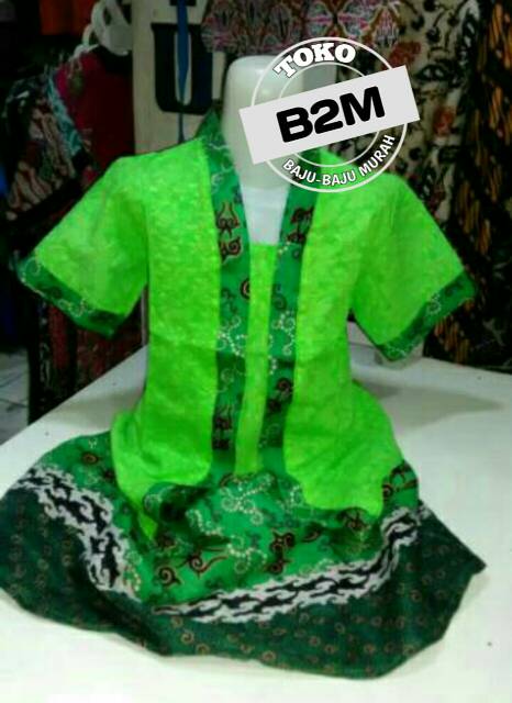 Kebaya Anak Setelan Batik Kutu Baru Usia 1,2,3,4,5,6,7,8 Tahun Grosir Batik Murah
