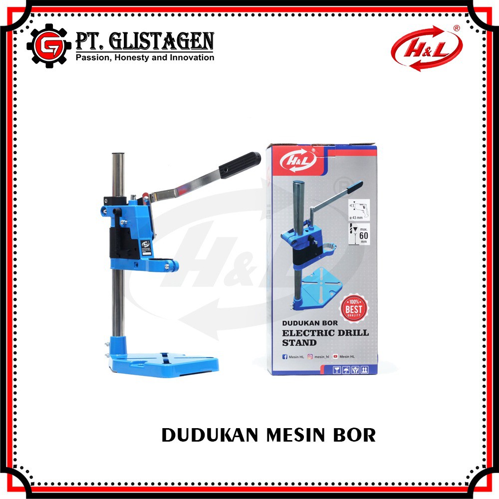 Stand drill Bor / Dudukan Mesin Bor Tangan / Tatakan Bor HL