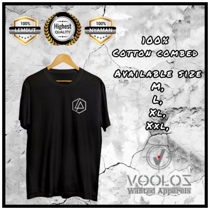 VooloZ - Kaos T-shirt Distro Pria Laki-laki Cowok Keren Original Logo Linkin Park