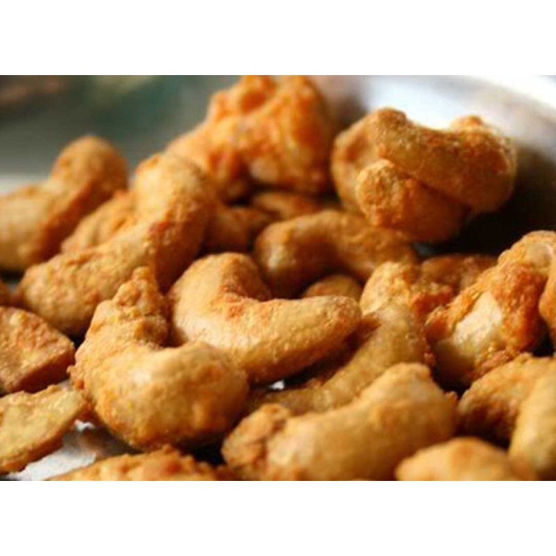 

Kacang Mede Mete Mente Tepung Crispy Kriuk