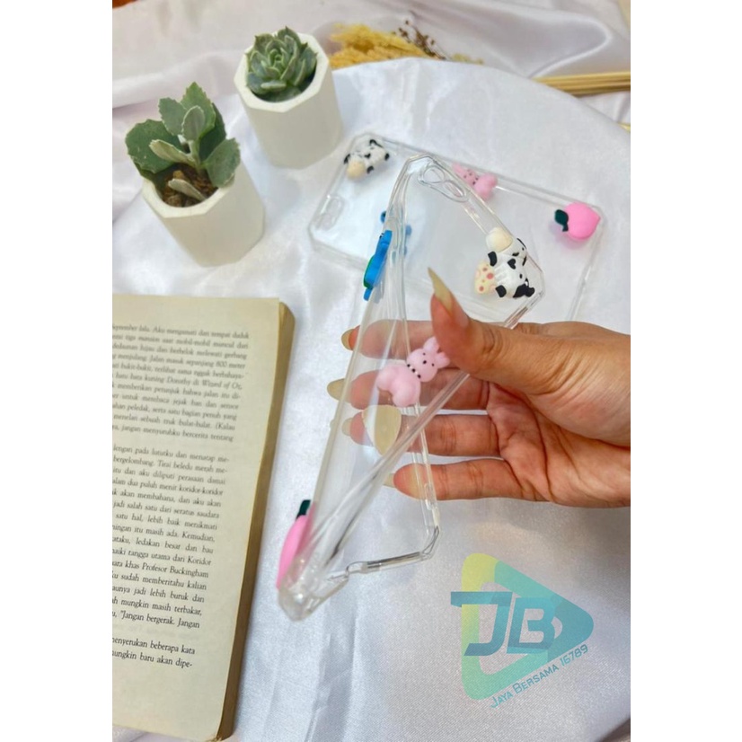 Y022 CLEAR CASE SOFTCASE CLEAR JELLY KARAKTER 3D CUTE VIVO Y12 Y15 Y17 Y11 Y20 Y20S Y12S Y21S Y30 Y50 Y30I Y51 2020 Y91 Y93 Y95 Y91C Y1S JB5332