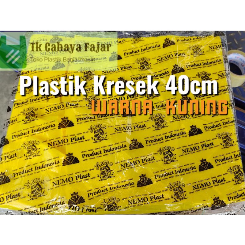 Plastik Kresek 40cm Kuning (Plastik Sampah Medis)