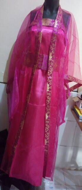 Dress hanfu wanita dewasa kostum tradisional cina