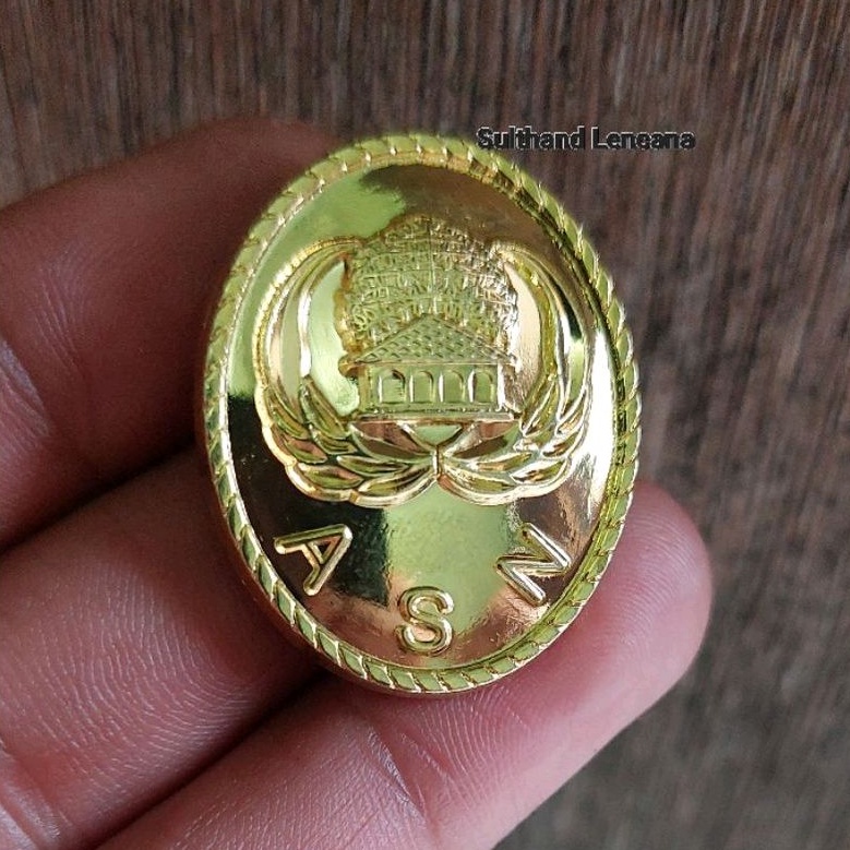 Pin korpri asn model oval terbaru - lencana korpri asn
