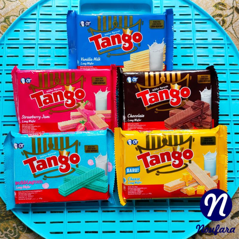 Tango Wafer Chocolate Vanilla Milk Strawberry Jam Bubble Gum Cheese