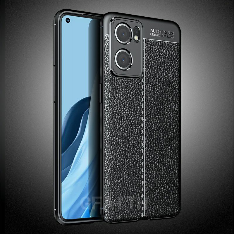 Case Oppo Reno 7 5G Reno7 Softcase Leather Auto focus Original