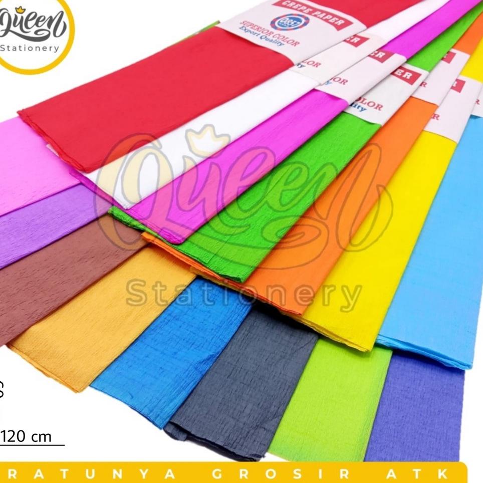

▲ (1 PACK) KERTAS KREP TANAKI/KERTAS KLOBOT/KERTAS CREPE/KERTAS DEKOR/ART PAPER/CORNSKIN も