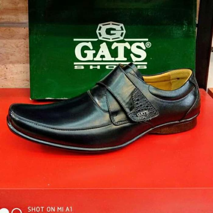 Sepatu pantofel GATS ZU 001hitam by gats indonesia