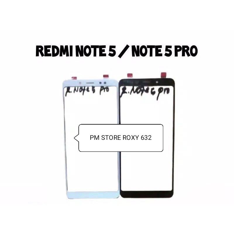 KACA LCD KACA DEPAN LAYAR XIAOMI REDMI NOTE 5 NOTE 5 PRO - KACA LCD XIOMI ORIGINAL