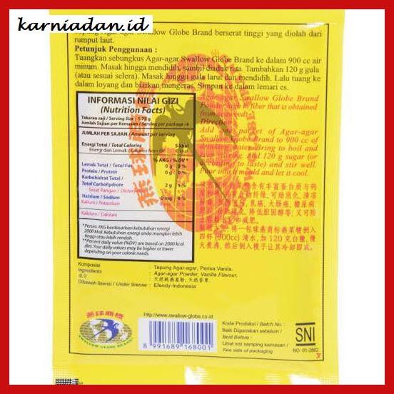 

RAGA-RAGA- SWALLLOW GLOBE AGAR” POWDER WARNA COKLAT -GNIDUP-NAHAB.