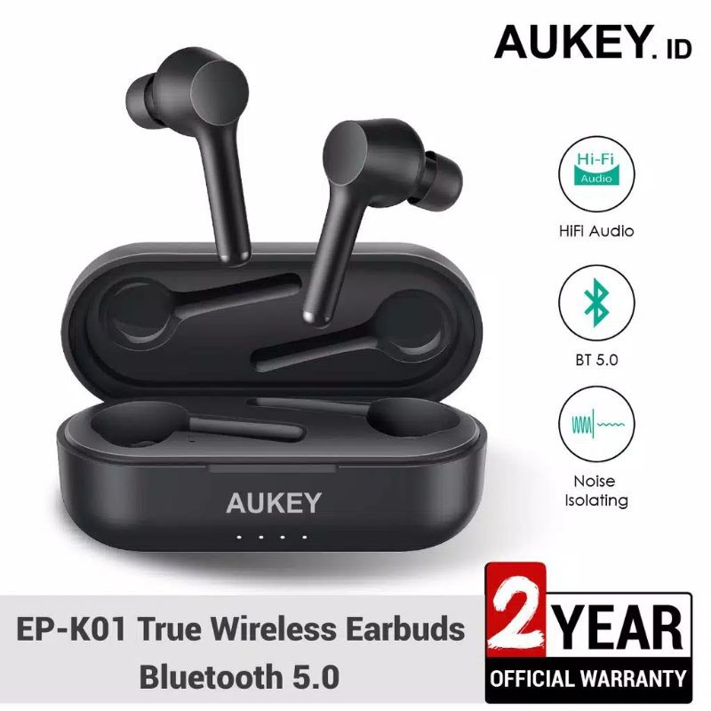 Aukey Headset EP-K01 wireless headphones Bluetooth