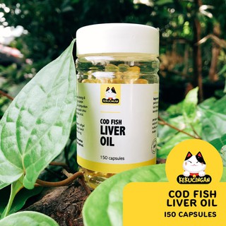 COD FISH LIVER OIL Kekucingan Minyak Ikan Human Grade Untuk Kucing 150